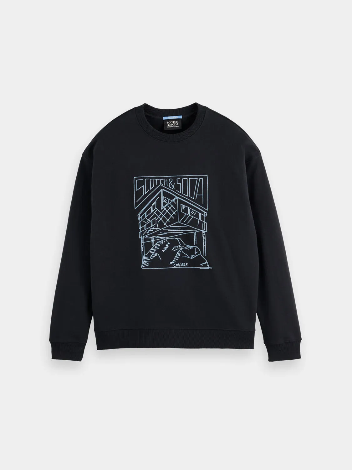 Chest logo sweatshirt sold by Scotch & Soda product image thumbnail 2