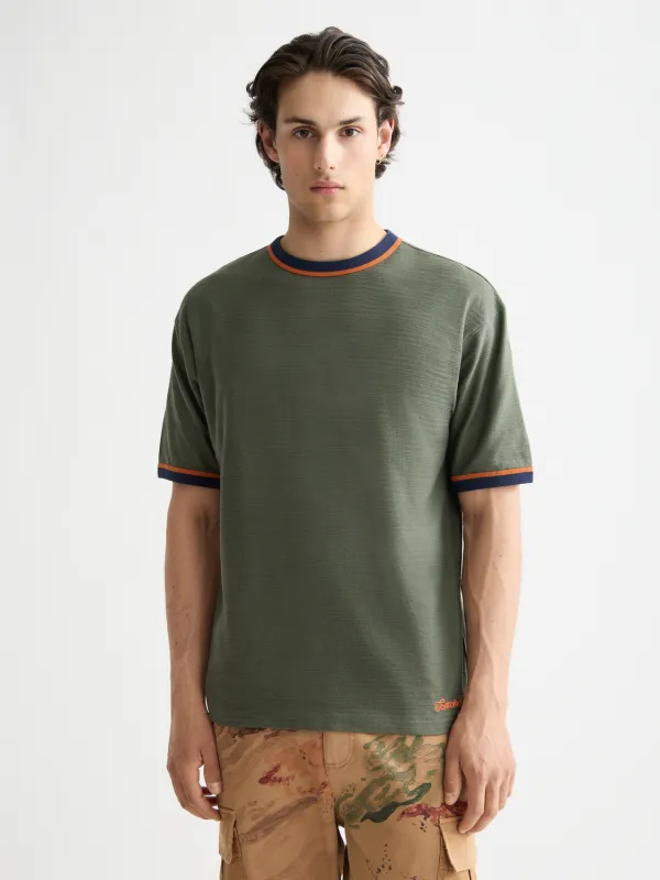 Bound neckline t-shirt sold by Scotch & Soda