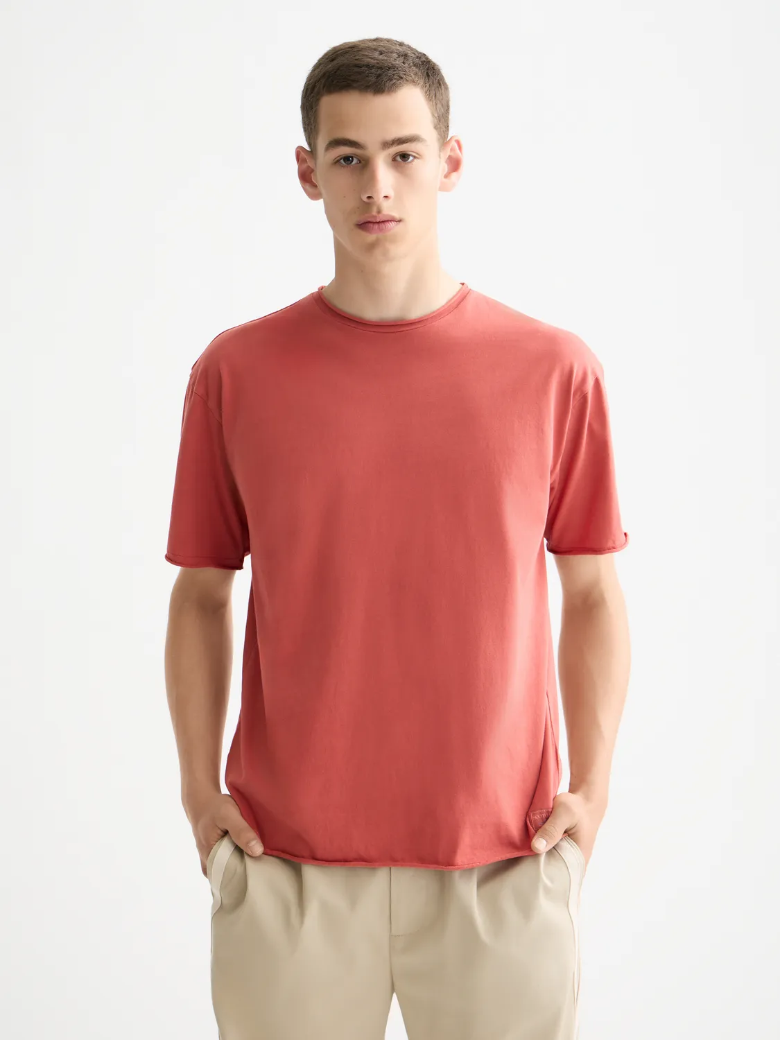 Raw edge t-shirt sold by Scotch & Soda