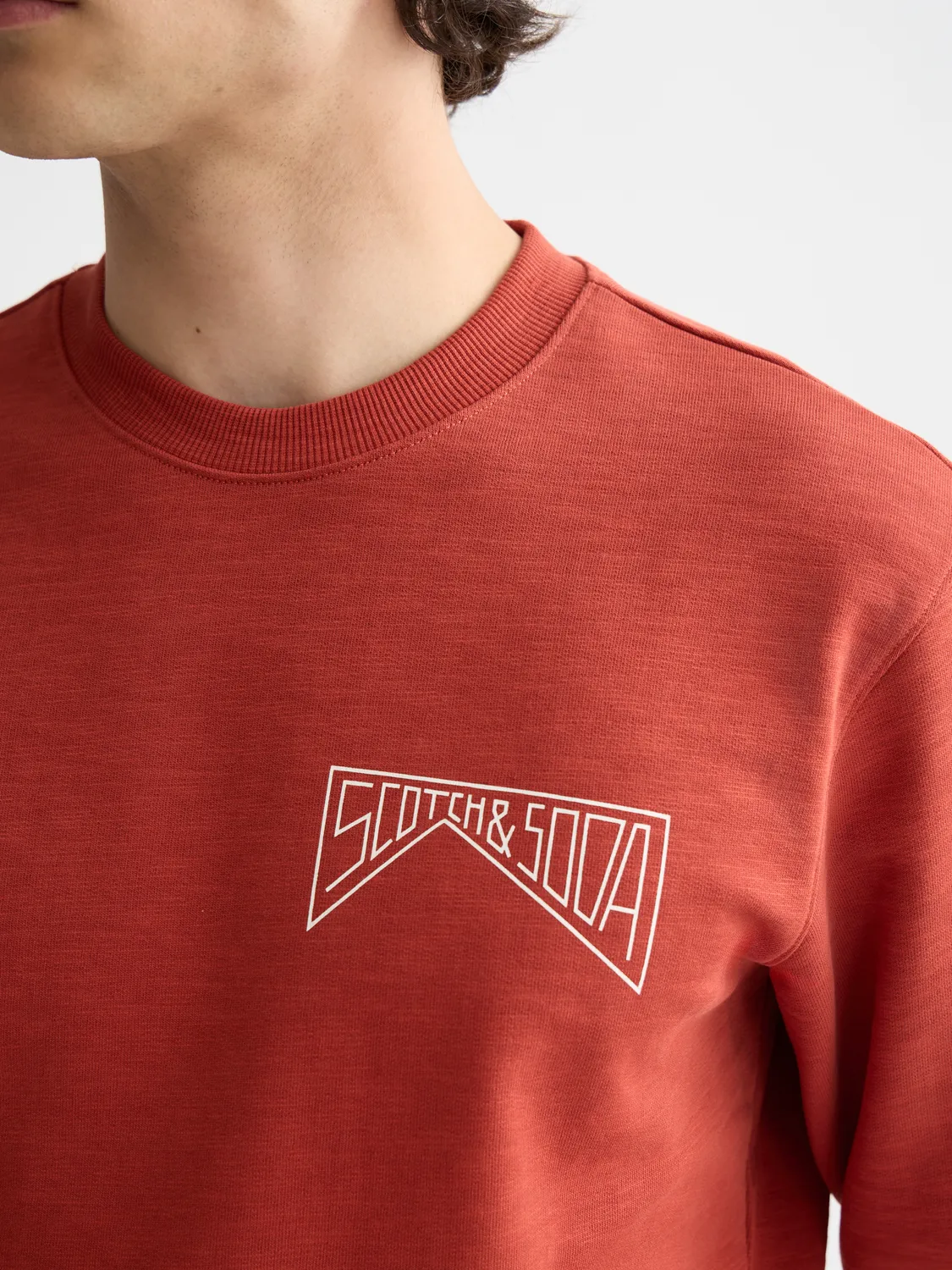 Chest logo sweatshirt sold by Scotch & Soda product image thumbnail 5