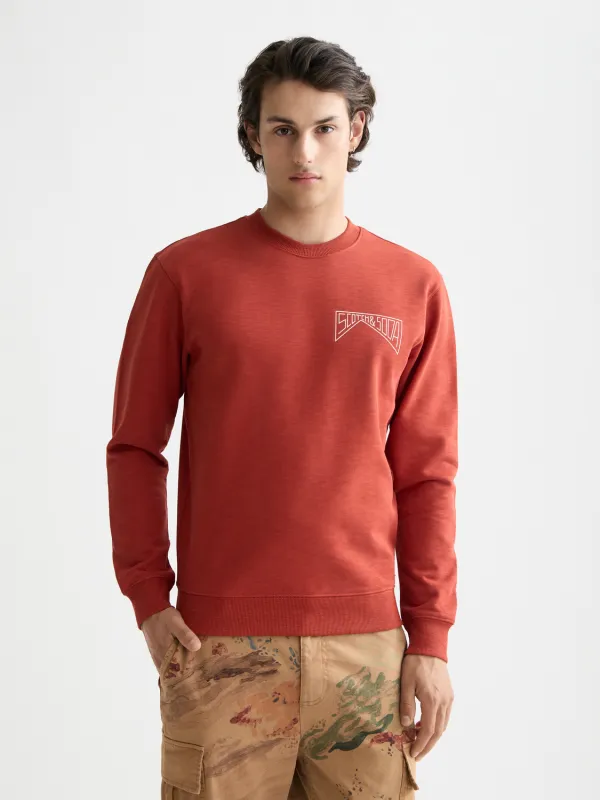 Chest logo sweatshirt sold by Scotch & Soda