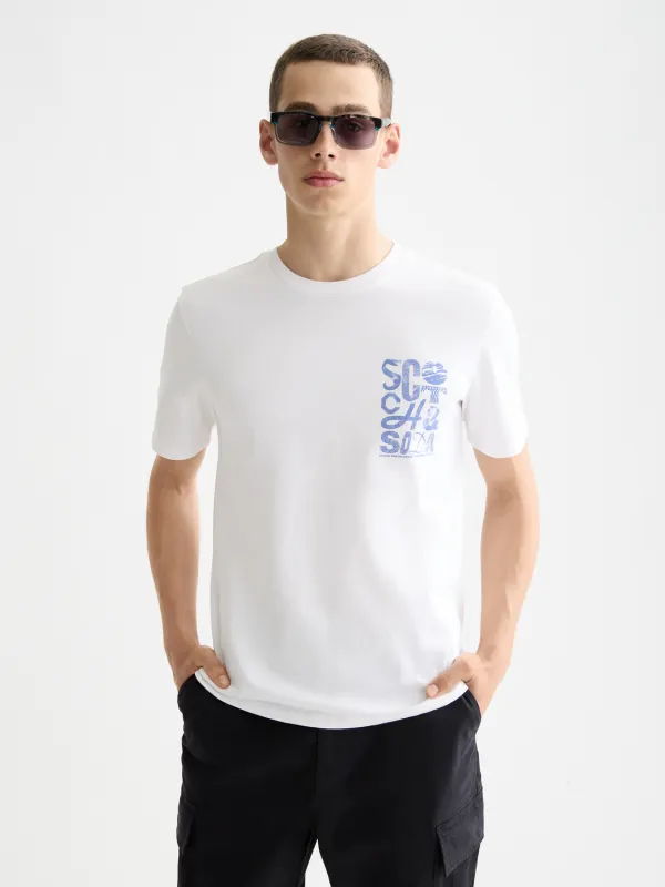 Chest logo t-shirt sold by Scotch & Soda