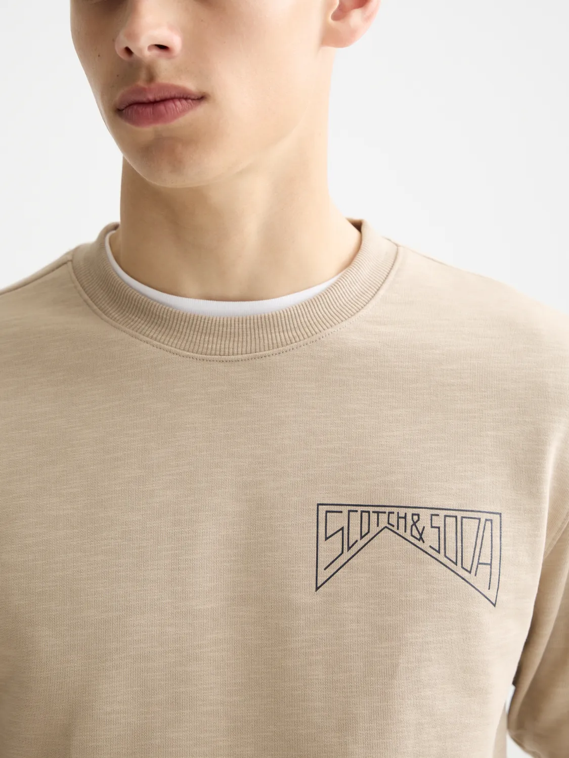 Chest logo sweatshirt sold by Scotch & Soda product image thumbnail 5