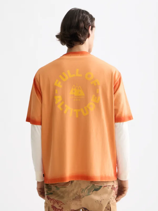 Garment-dyed t-shirt sold by Scotch & Soda