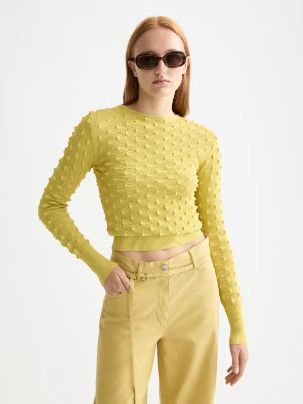 Textured stitch pullover sold by Scotch & Soda