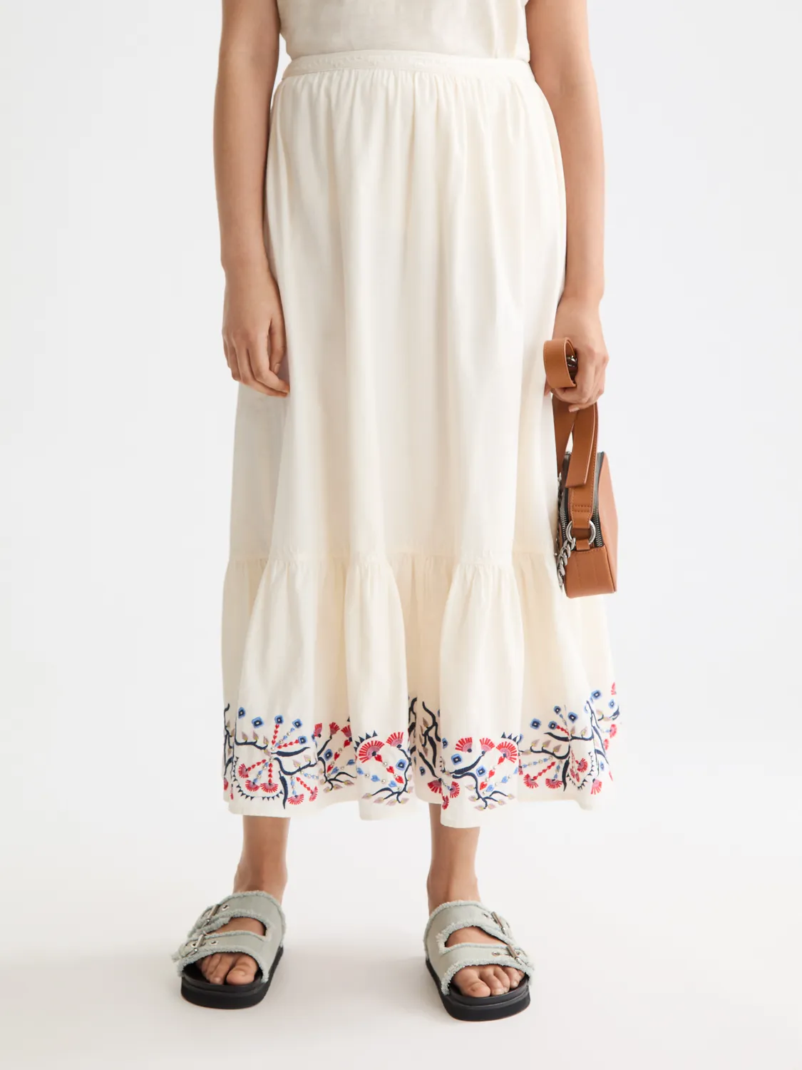 Embroidered maxi skirt sold by Scotch & Soda