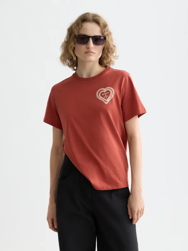 Chest artwork t-shirt made by Scotch & Soda