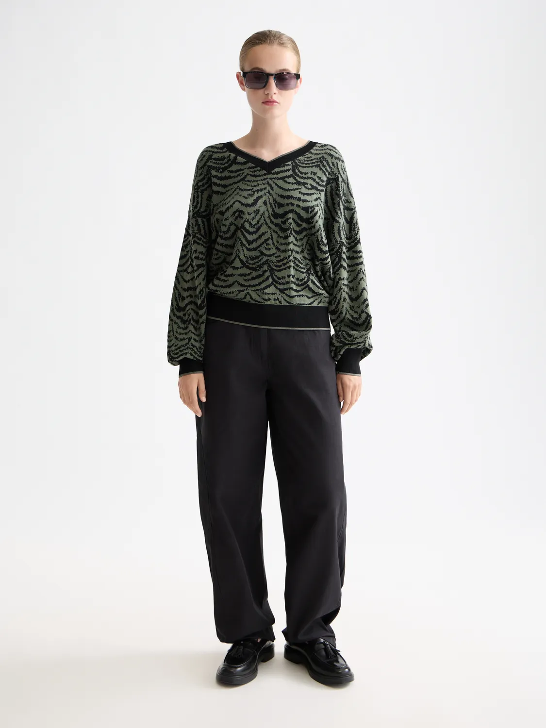 Jacquard v-neck pullover sold by Scotch & Soda product image thumbnail 4