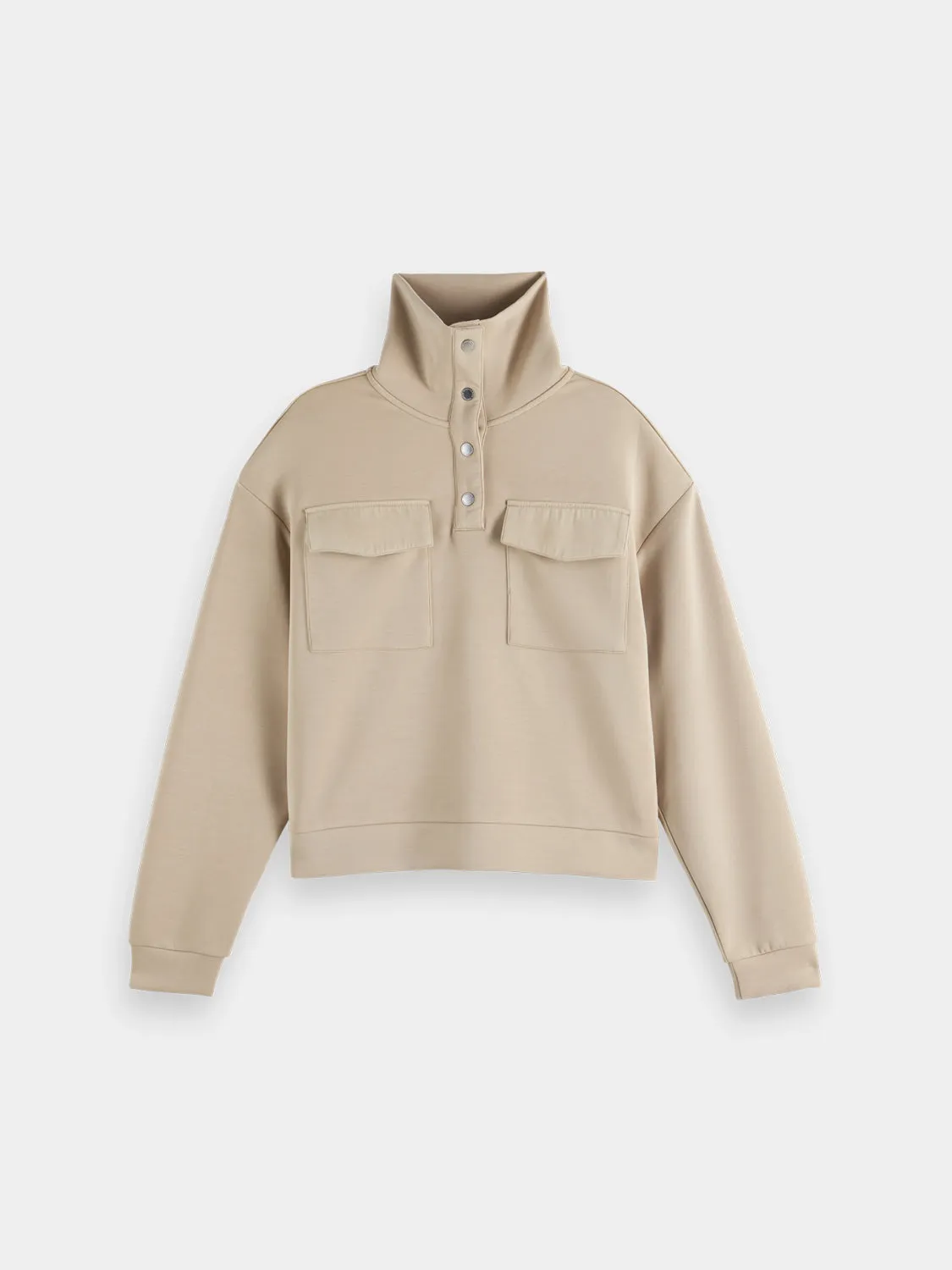 Tencel utility sweatshirt sold by Scotch & Soda product image thumbnail 2