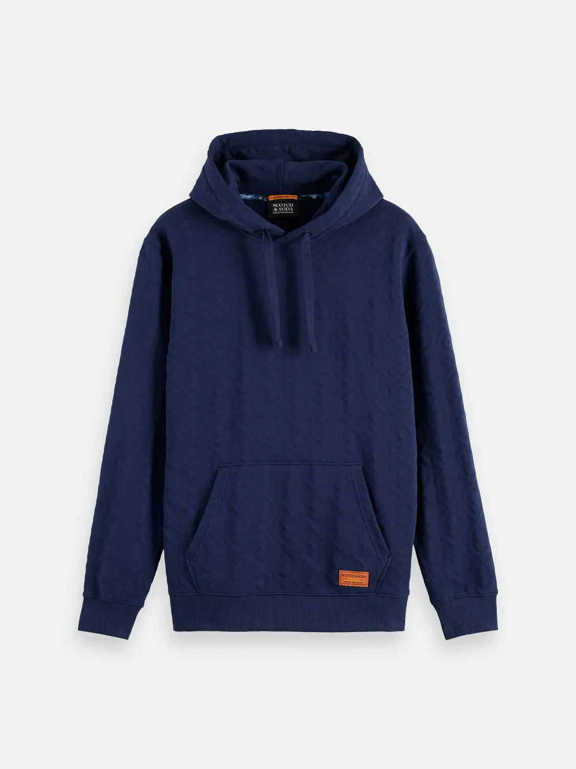 Jacquard terry hoodie sold by Scotch & Soda product image thumbnail 2