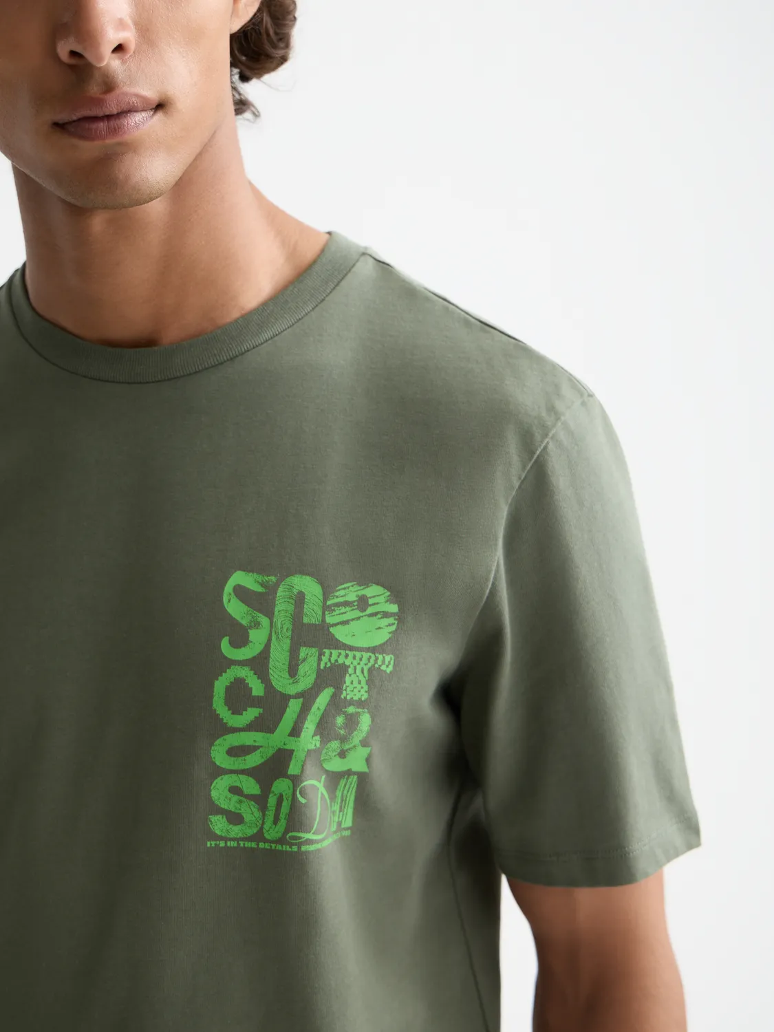 Chest logo t-shirt sold by Scotch & Soda product image thumbnail 5
