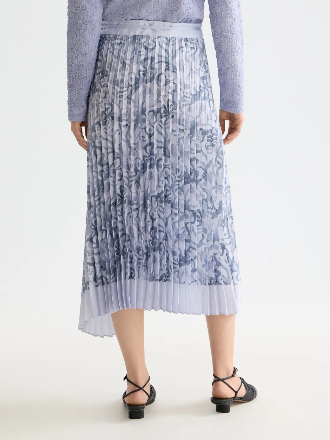 Asymmetrical pleated skirt sold by Scotch & Soda product image thumbnail 3