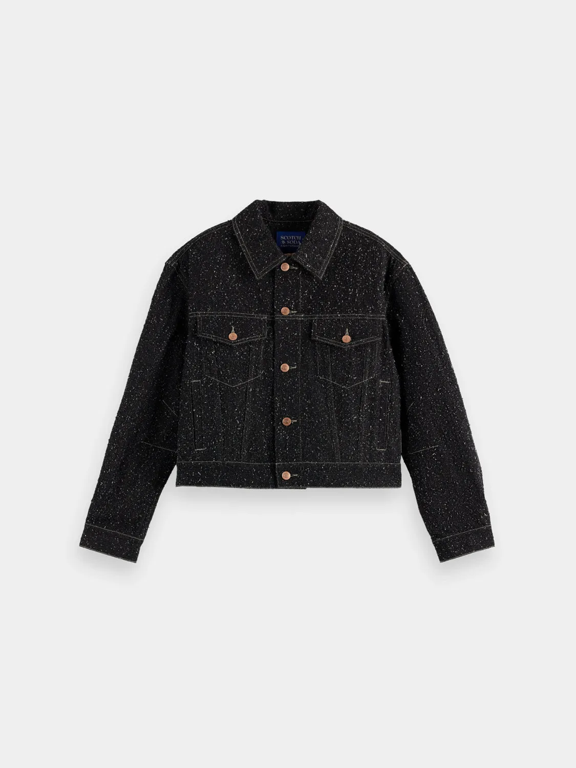 Textured denim jacket sold by Scotch & Soda product image thumbnail 2