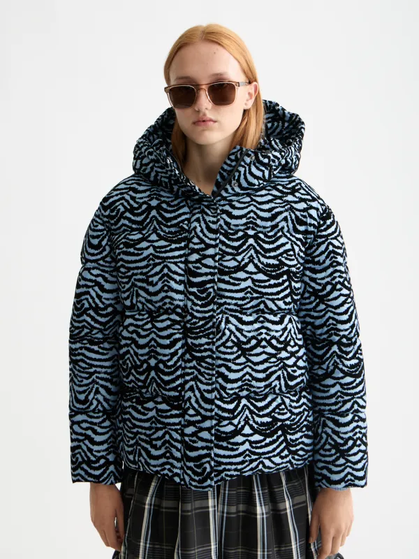 Hooded puffer jacket made by Scotch & Soda