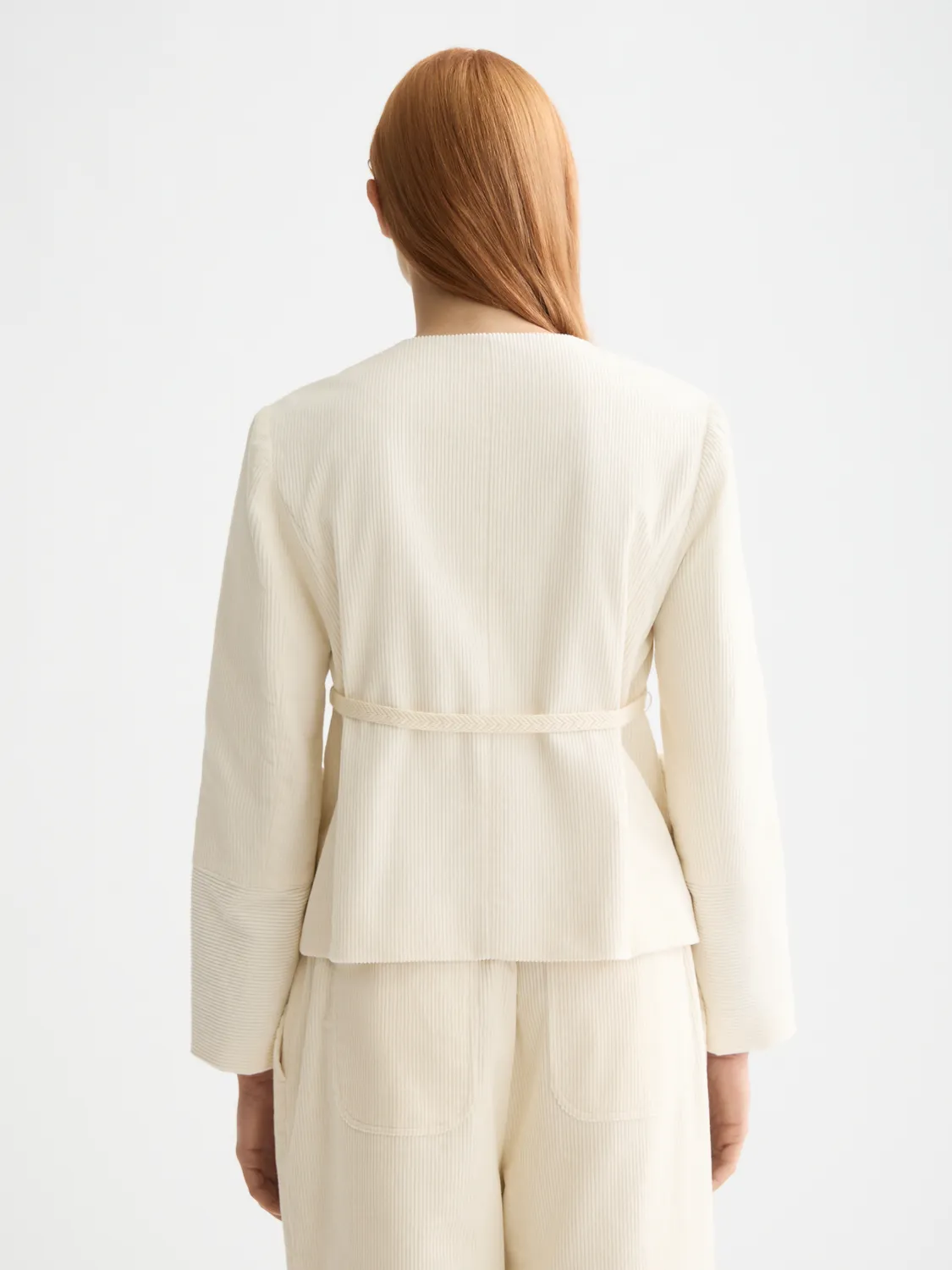 Belted collarless jacket sold by Scotch & Soda product image thumbnail 3