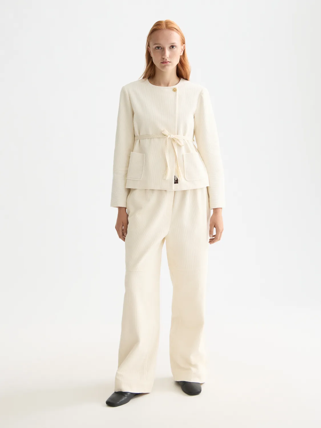 Belted collarless jacket sold by Scotch & Soda product image thumbnail 4