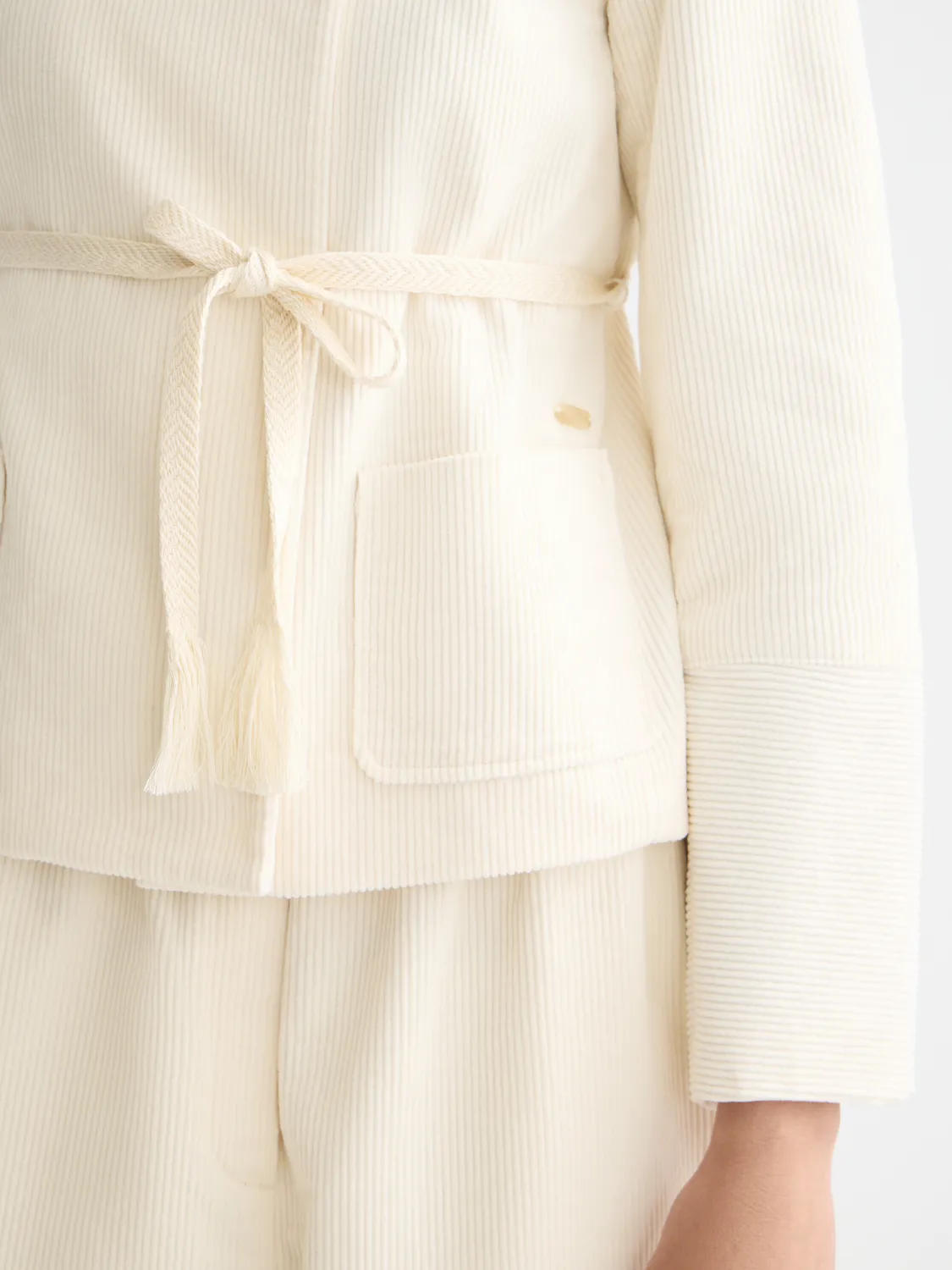 Belted collarless jacket sold by Scotch & Soda product image thumbnail 5