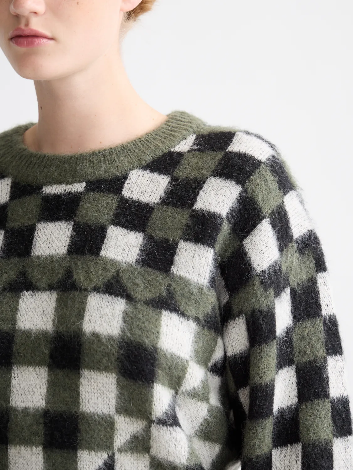 Fuzzy jacquard pullover sold by Scotch & Soda product image thumbnail 5