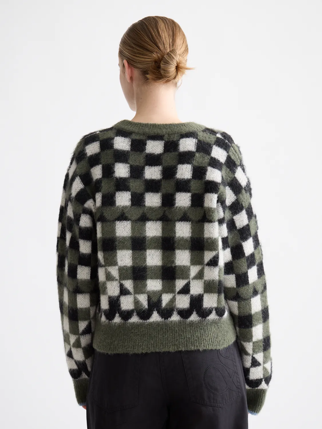 Fuzzy jacquard pullover sold by Scotch & Soda product image thumbnail 3