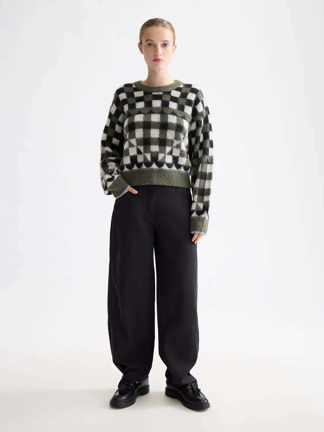 Fuzzy jacquard pullover sold by Scotch & Soda product image thumbnail 4