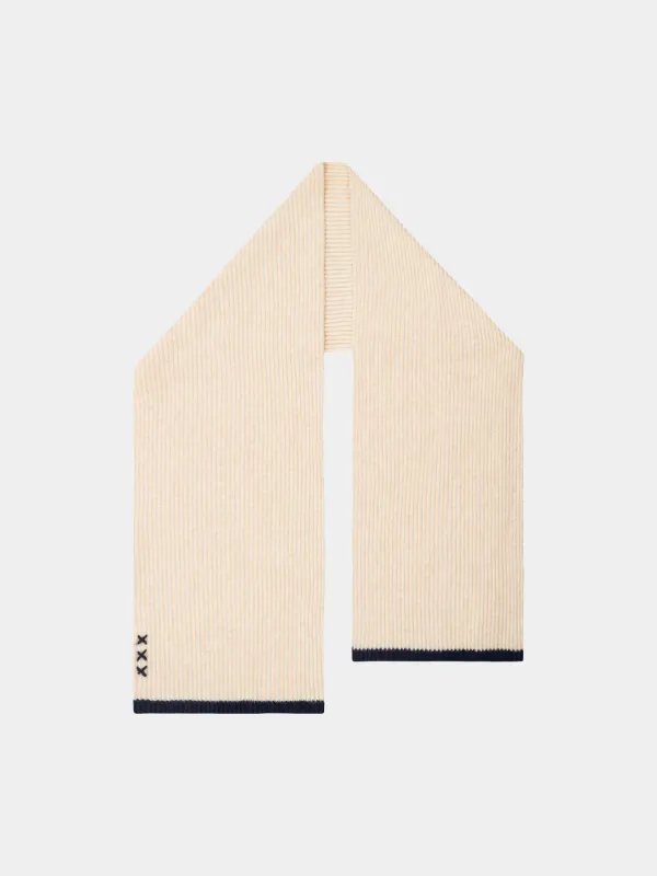Ribbed scarf made by Scotch & Soda