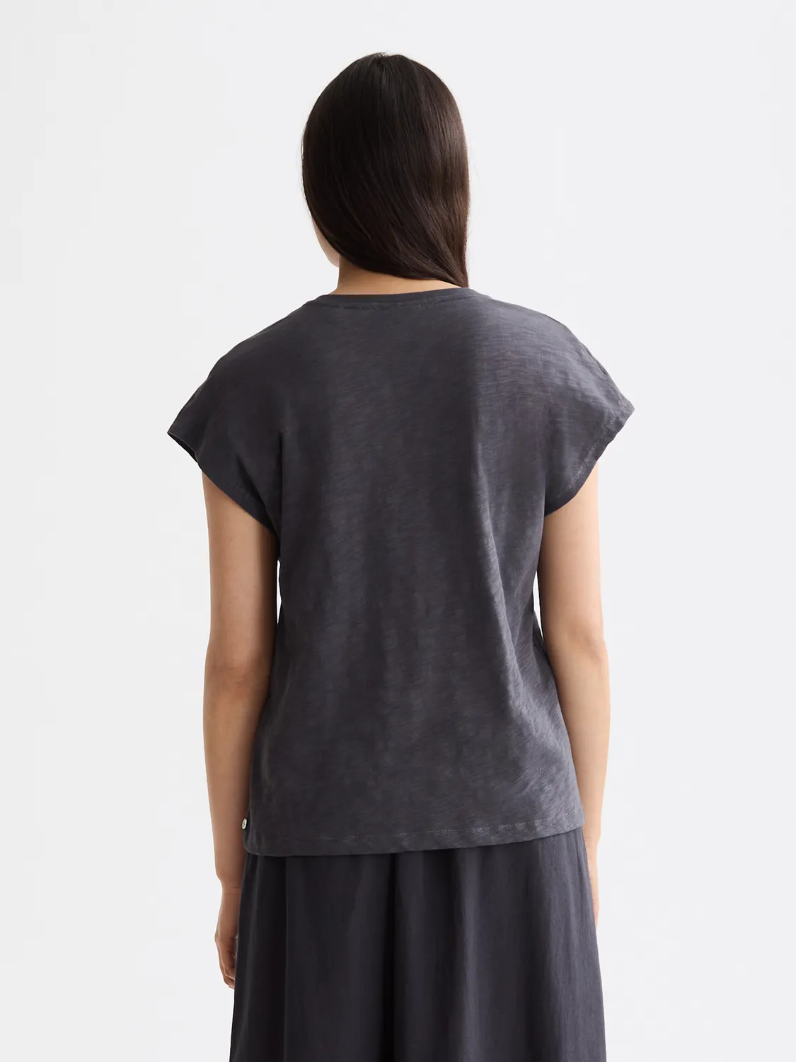 Embroidered v-neck t-shirt sold by Scotch & Soda product image thumbnail 3