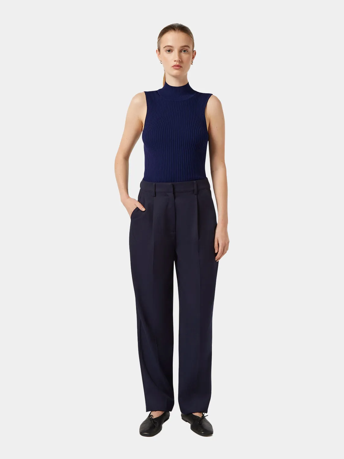 Ribbed knitted tank sold by Scotch & Soda product image thumbnail 4