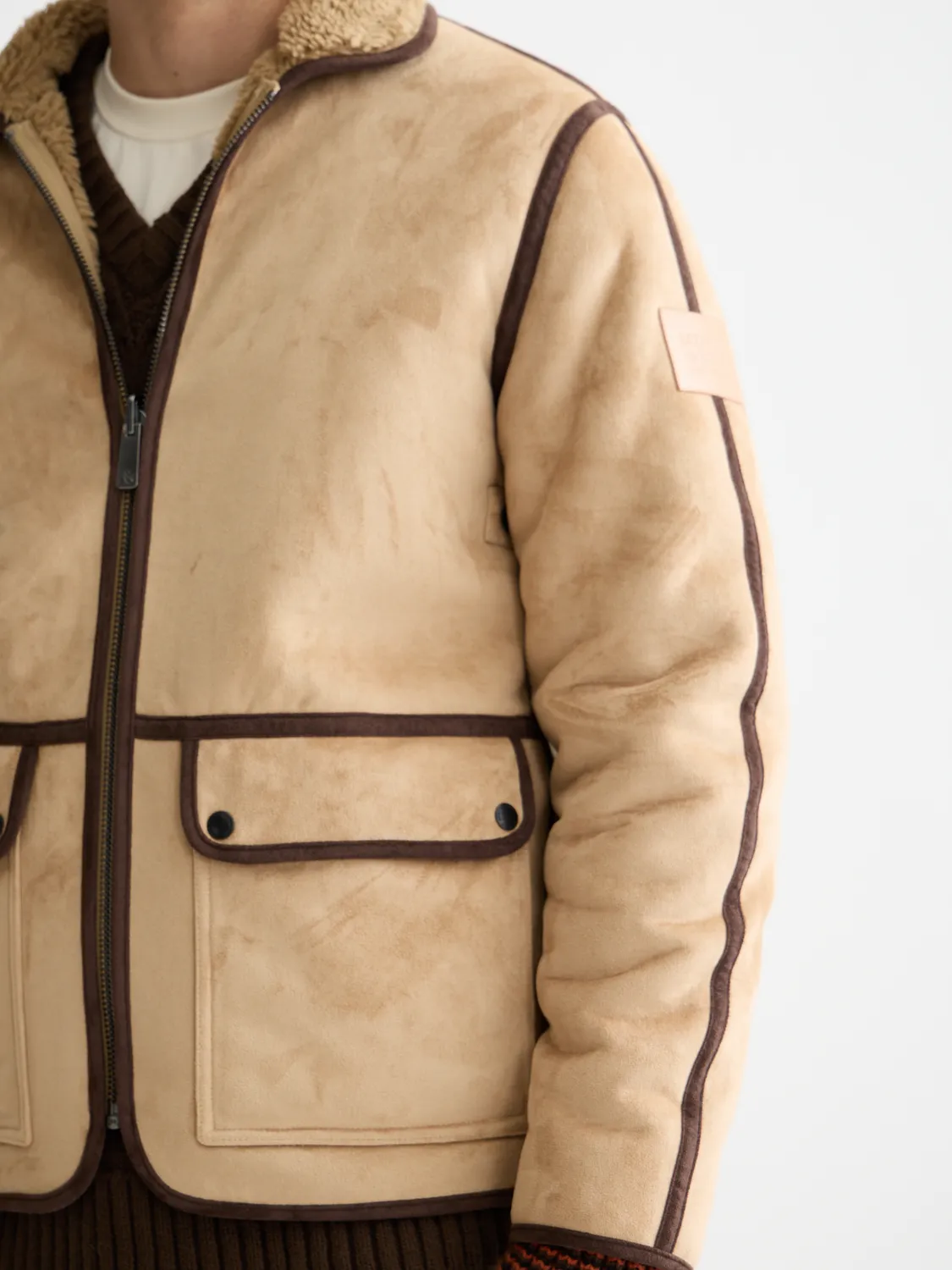Faux shearling jacket sold by Scotch & Soda product image thumbnail 5