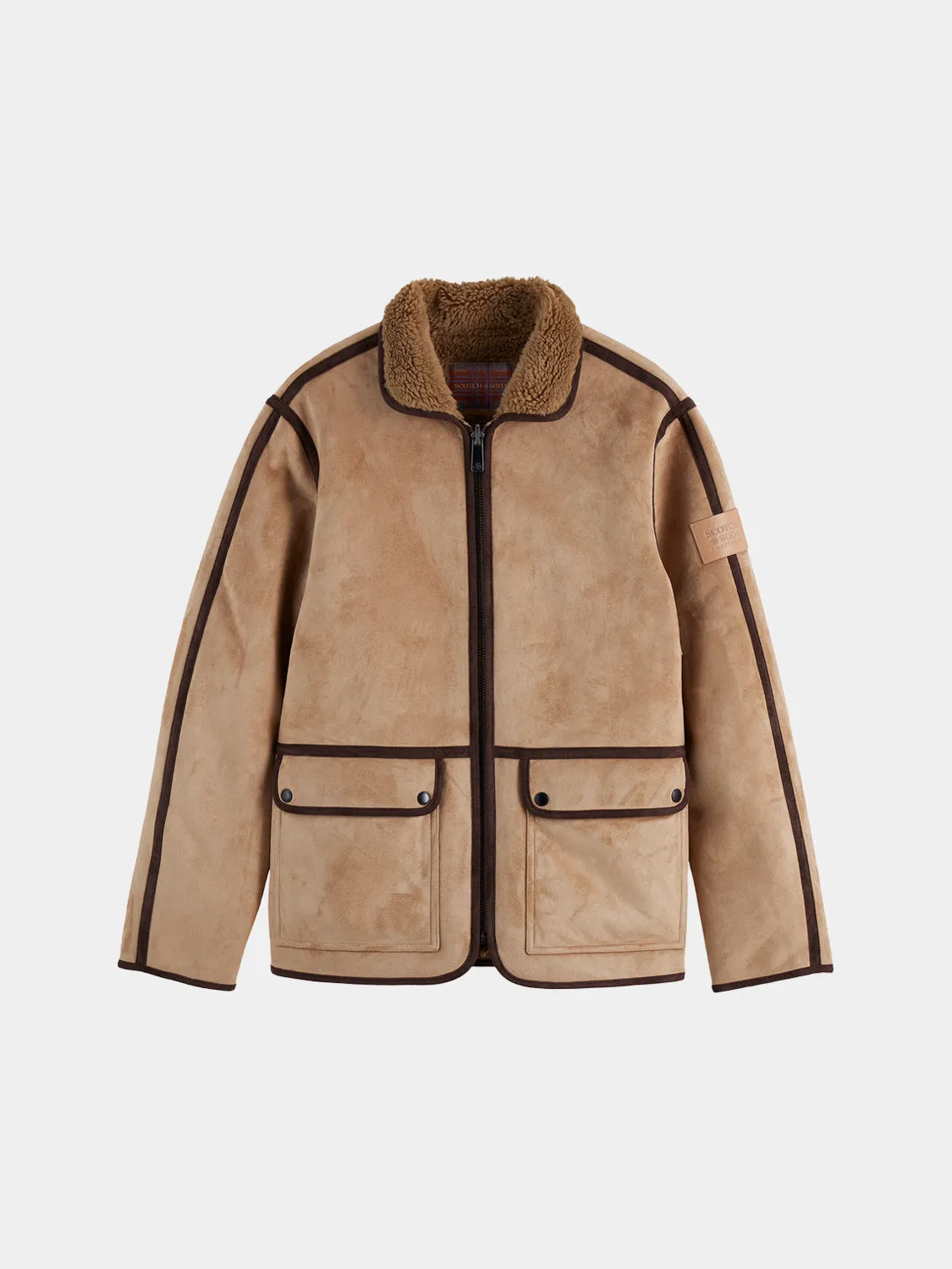 Faux shearling jacket sold by Scotch & Soda product image thumbnail 2
