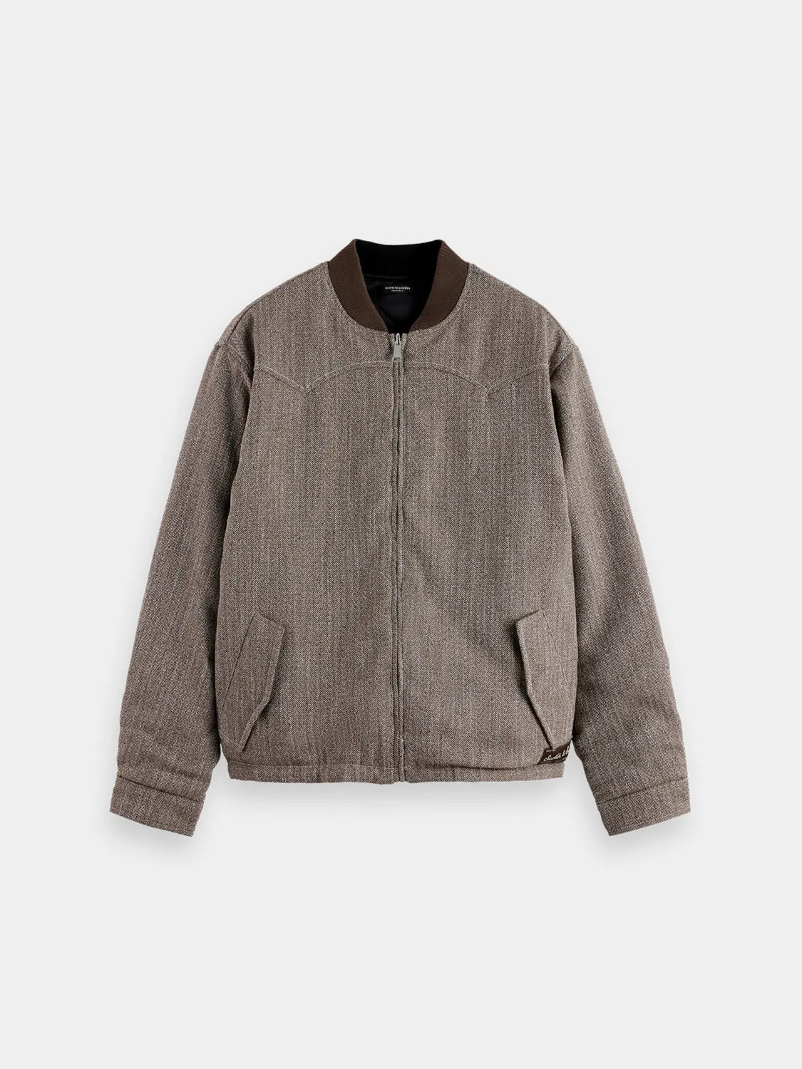 Reversible bomber jacket sold by Scotch & Soda product image thumbnail 2