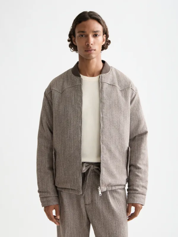 Reversible bomber jacket made by Scotch & Soda