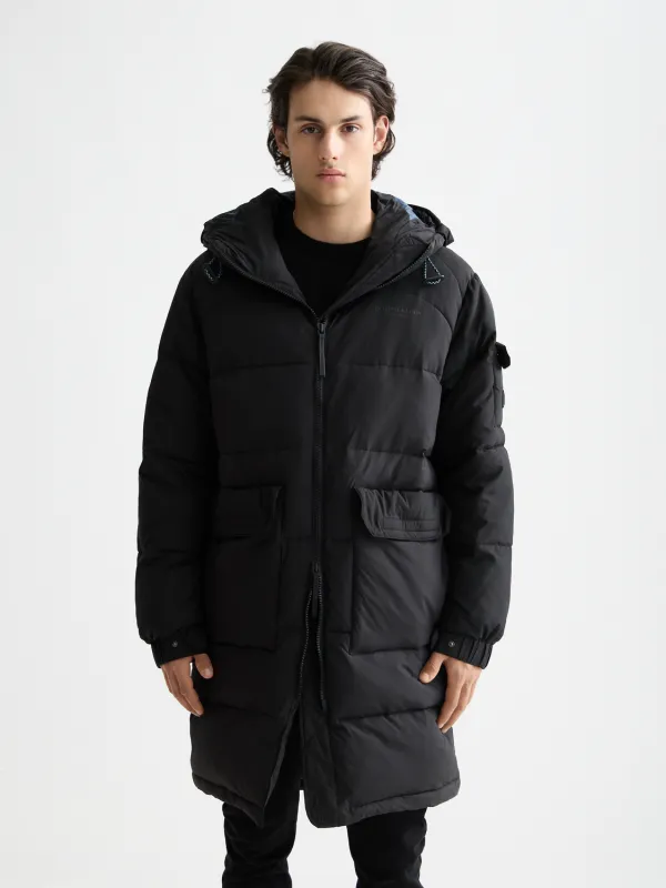 Long puffer jacket made by Scotch & Soda