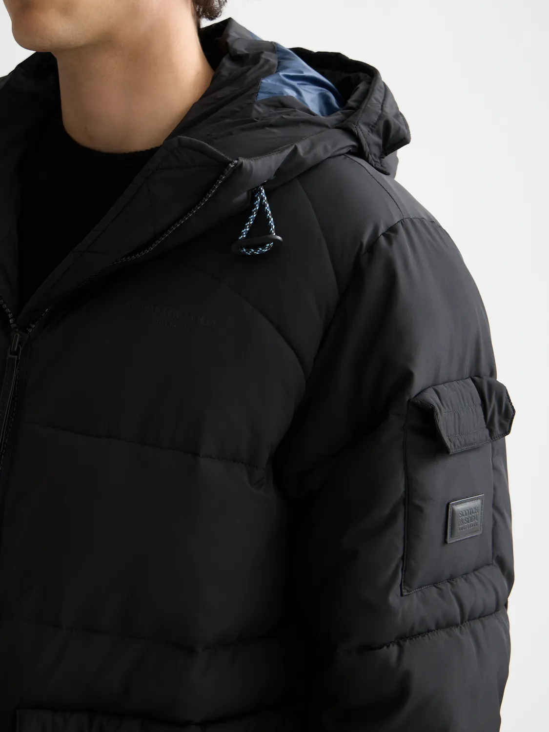 Long puffer jacket sold by Scotch & Soda product image thumbnail 5