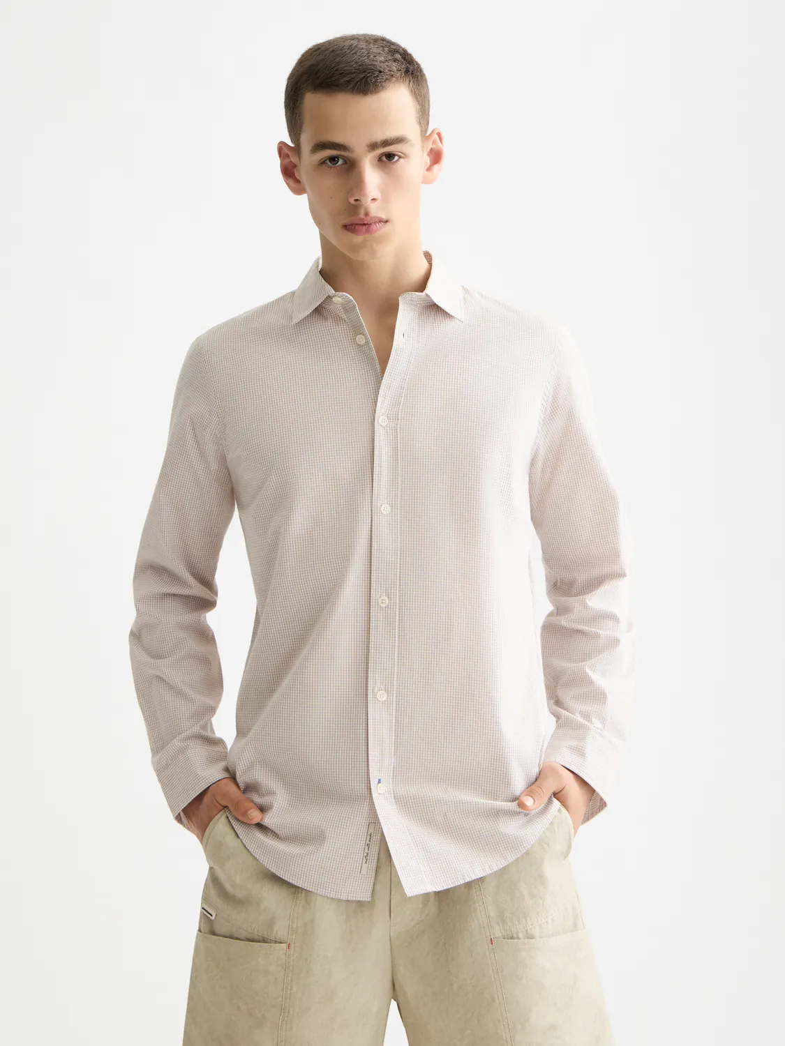 Check poplin shirt sold by Scotch & Soda