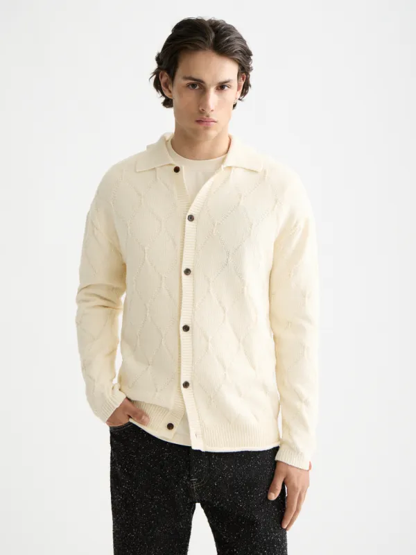 Knitted long sleeved shirt made by Scotch & Soda