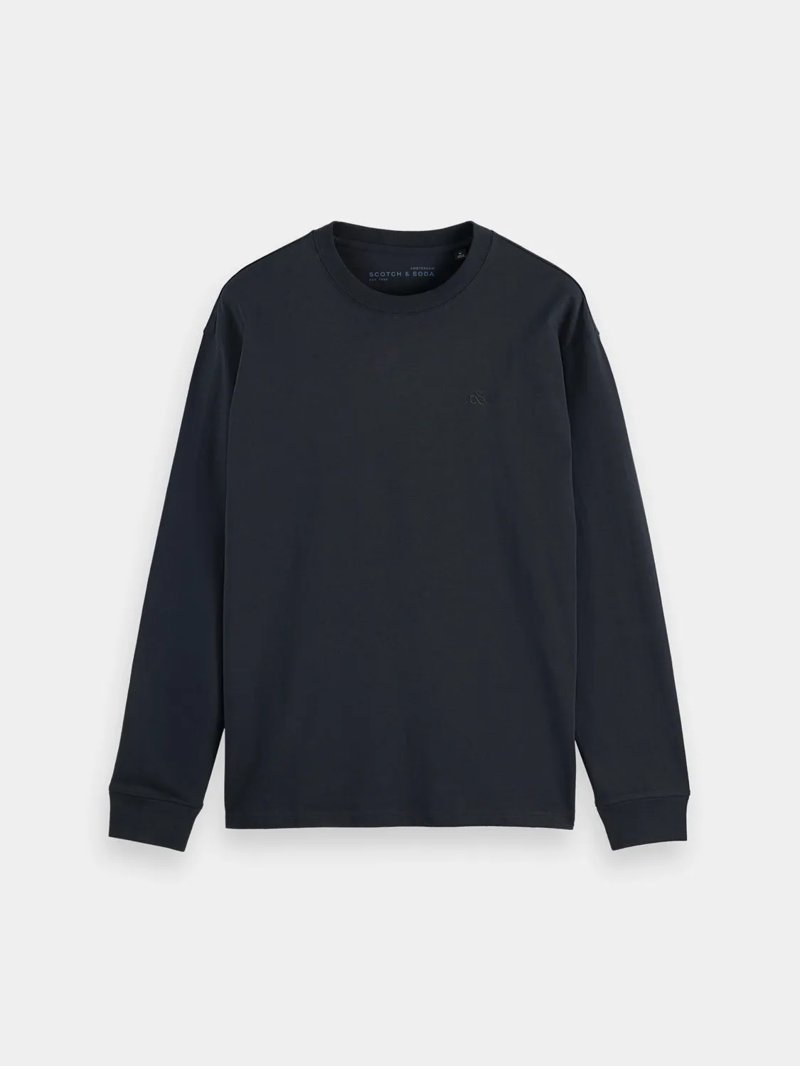 Logo long sleeved t-shirt sold by Scotch & Soda product image thumbnail 2