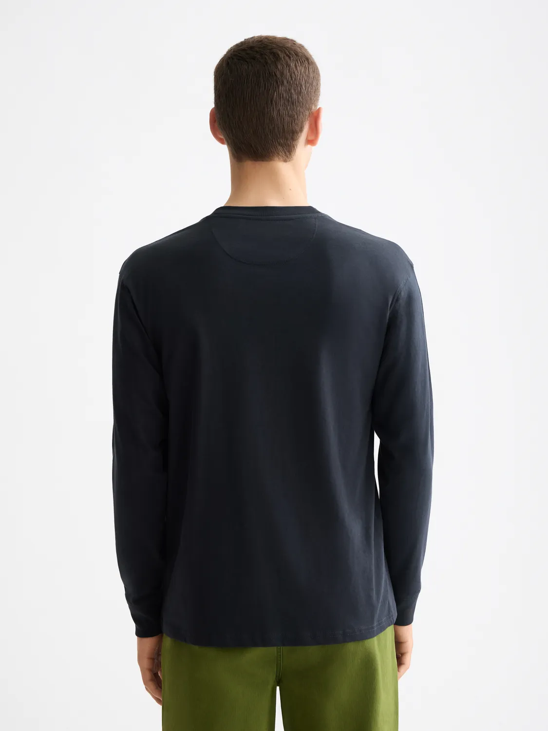 Logo long sleeved t-shirt sold by Scotch & Soda product image thumbnail 3