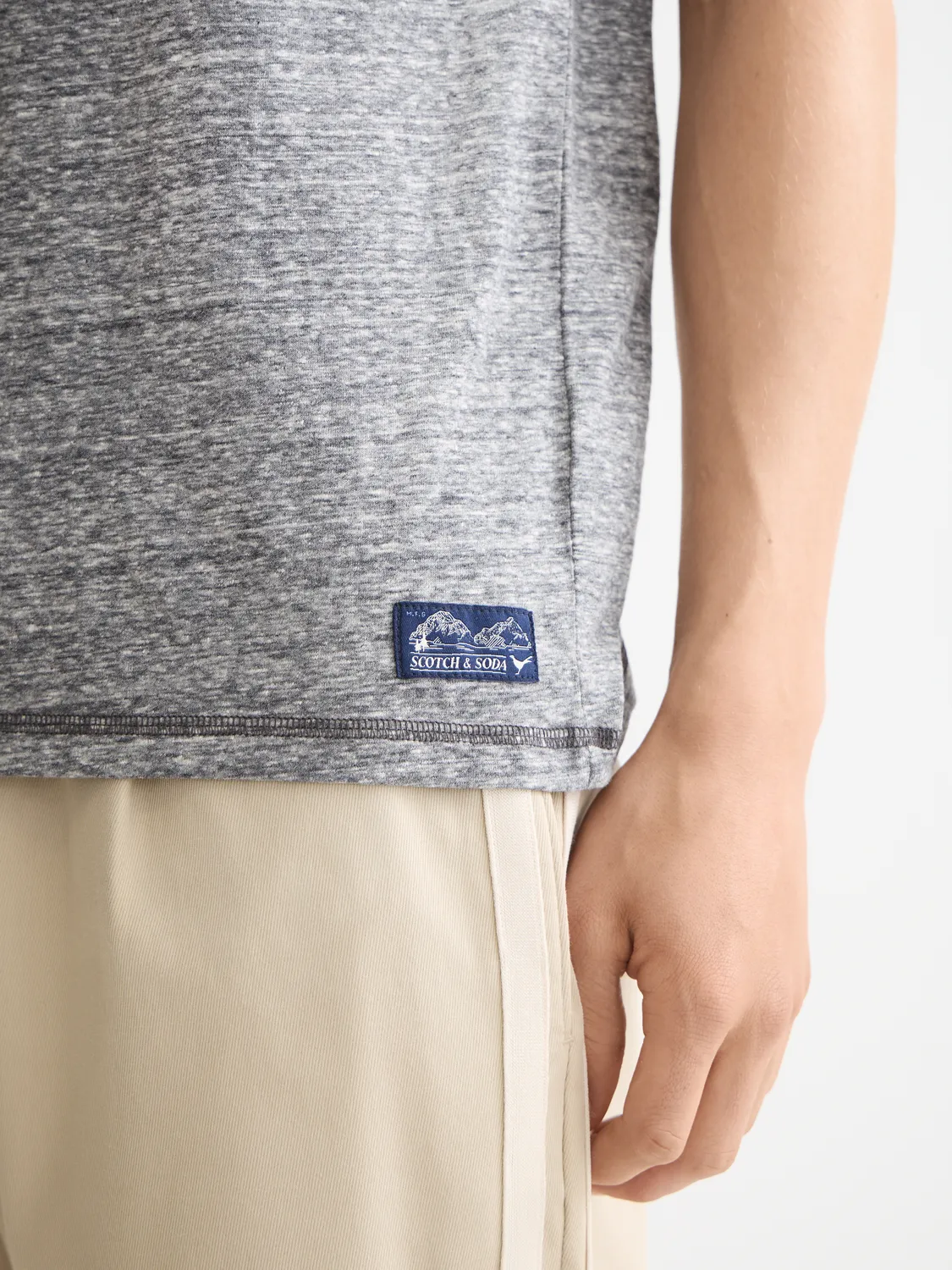 Melange t-shirt sold by Scotch & Soda product image thumbnail 5