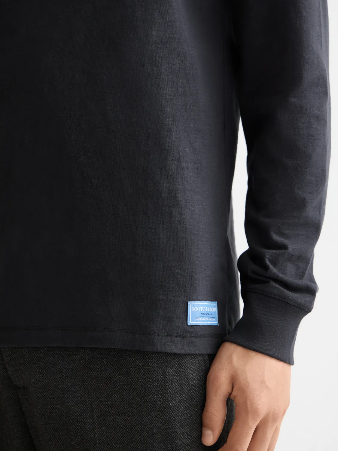 Slub Henley t-shirt sold by Scotch & Soda product image thumbnail 5