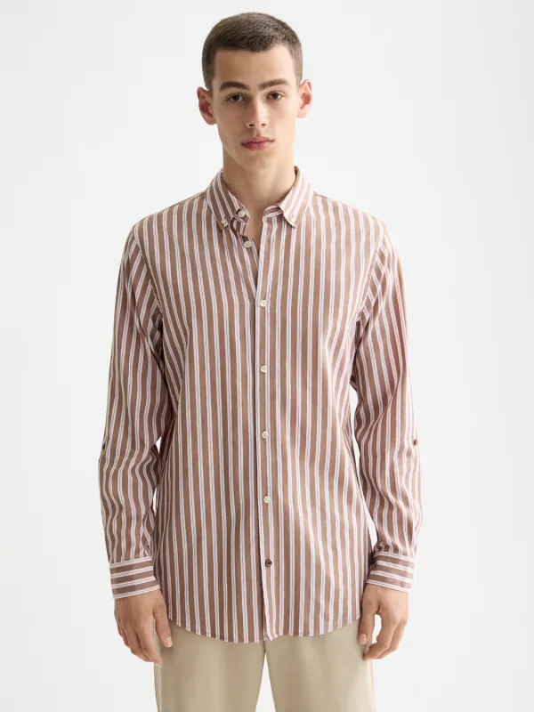 Yarn-dyed striped shirt made by Scotch & Soda