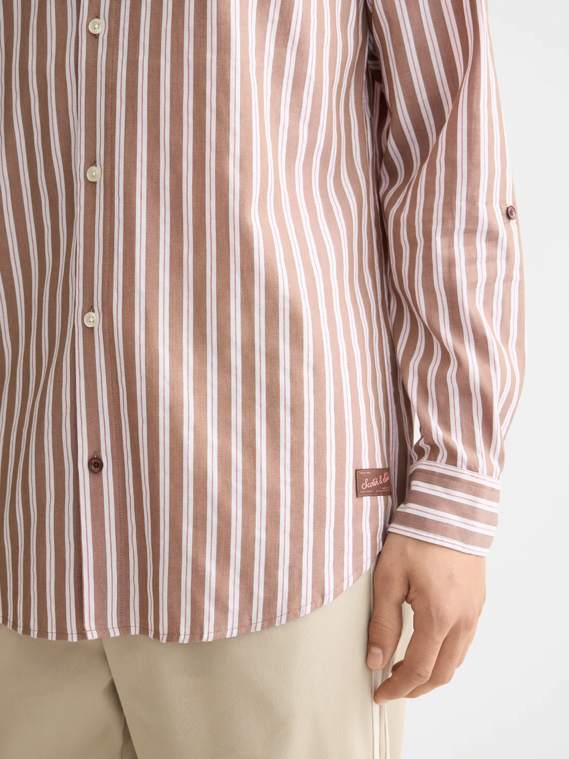 Yarn-dyed striped shirt sold by Scotch & Soda product image thumbnail 5
