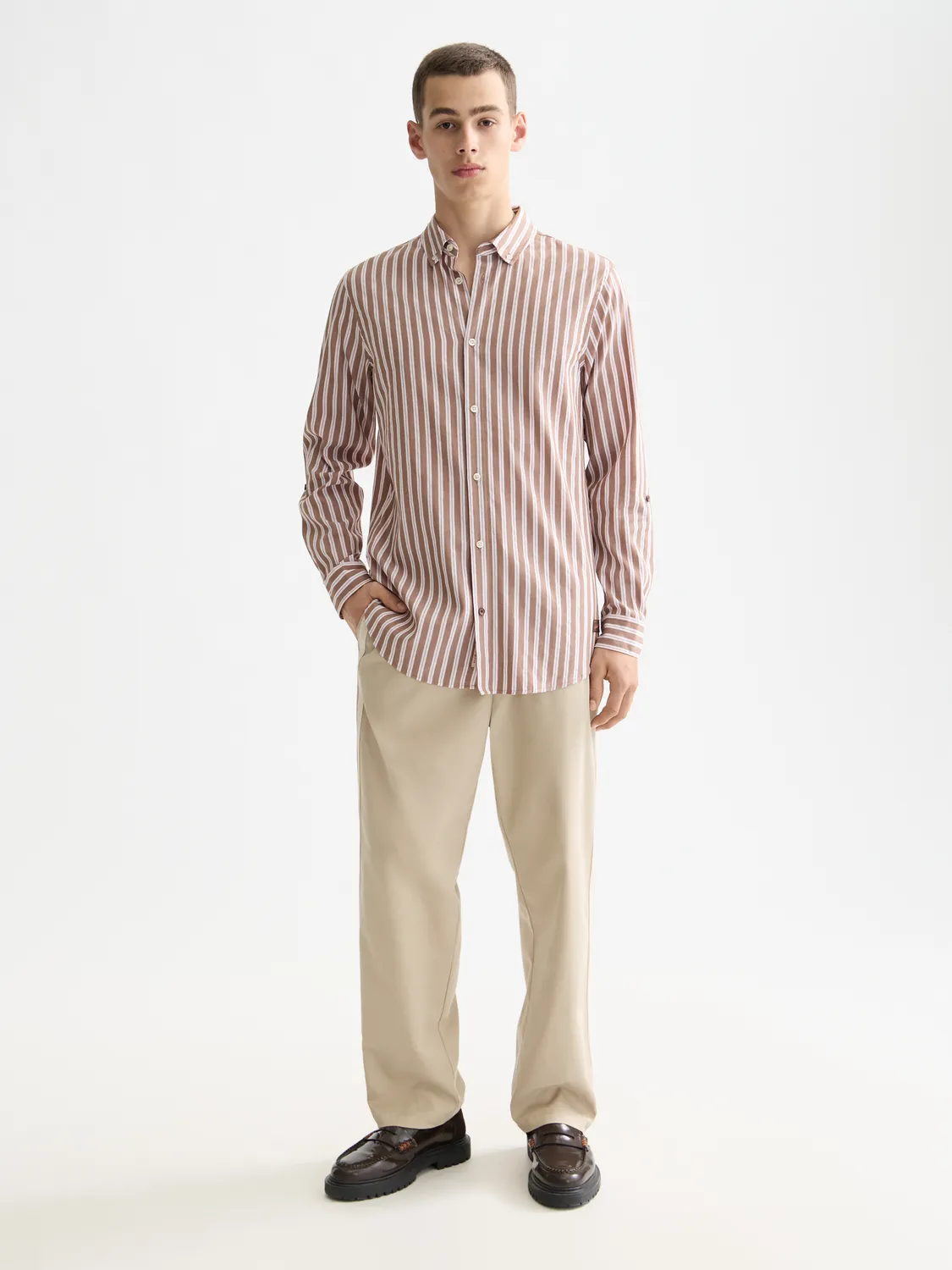 Yarn-dyed striped shirt sold by Scotch & Soda product image thumbnail 4