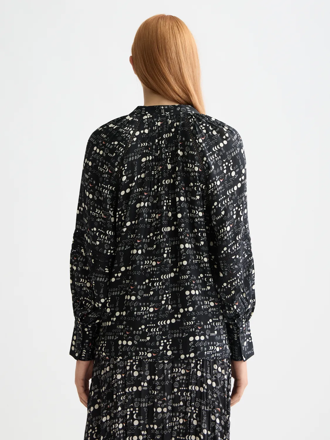 Lace detail blouse sold by Scotch & Soda product image thumbnail 3