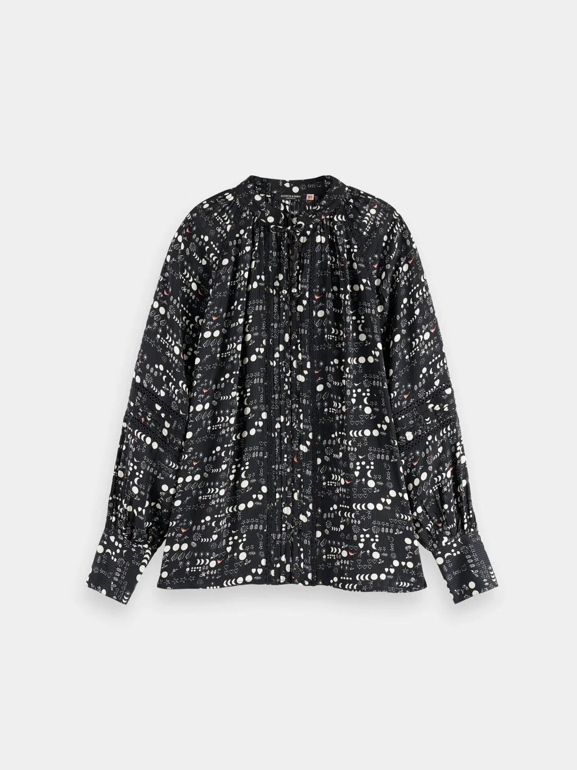 Lace detail blouse sold by Scotch & Soda product image thumbnail 2
