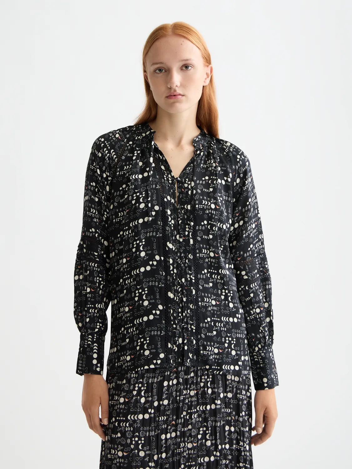 Lace detail blouse sold by Scotch & Soda