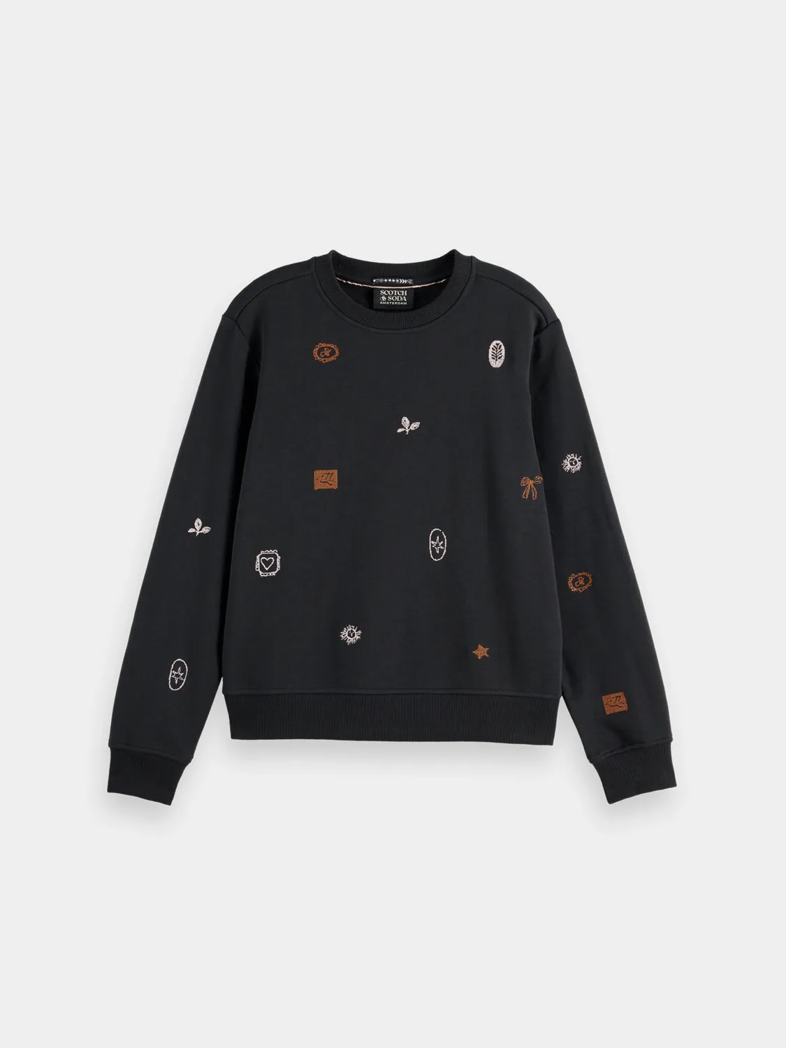 Embroidery sweatshirt sold by Scotch & Soda product image thumbnail 2
