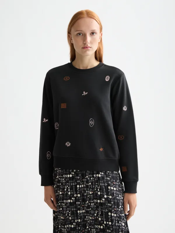 Embroidery sweatshirt made by Scotch & Soda