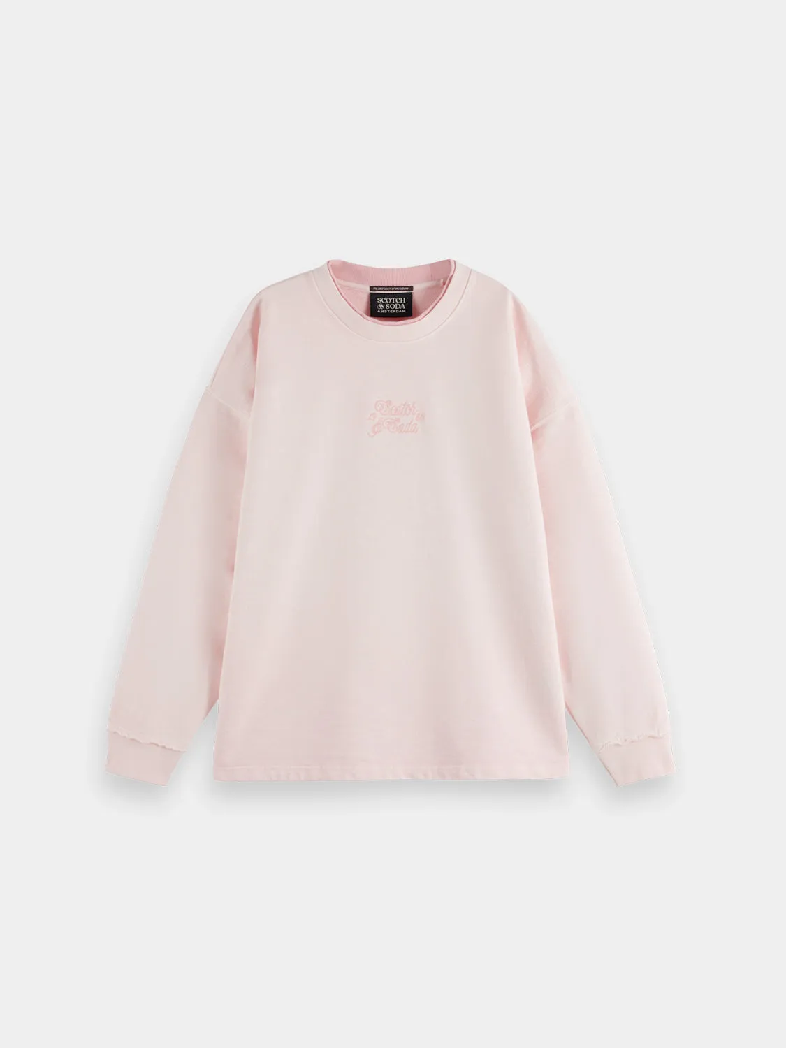 Logo oversized sweatshirt sold by Scotch & Soda product image thumbnail 2