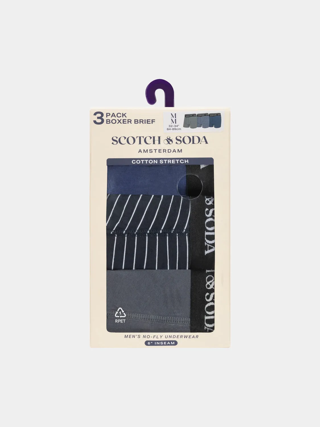 3-pack boxer briefs sold by Scotch & Soda product image thumbnail 2