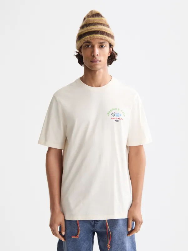 Artwork t-shirt made by Scotch & Soda